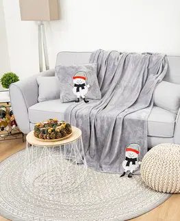 Prikrývky 4Home Vianočná deka Frosty Snowman, 150 x 200 cm