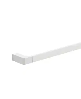 Svietidlá Gedy - Nástenný vešiak na uteráky PIRENEI 6,6x45 cm matná biela PI214502