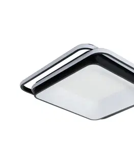 Svietidlá BRILAGI - LED stmievateľné stropné svietidlo FLARE LED/102W/230V 50x50 cm čierne + diaľkové ovládanie BRMXC2979