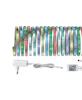 LED osvetlenie Paulmann 70480 - LED RGBW/16,5W Stmievateľný pásik DIGITAL 5 m 230V + DO 4000870704806