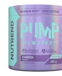 Pre-workouty Nutrend Pre-Workout PUMP rainbow
