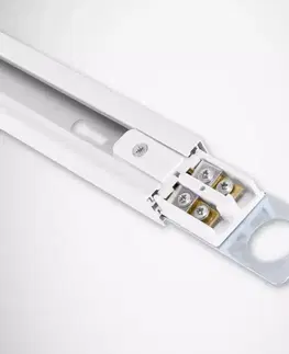 Moderné lampy do obývačky Koľajnica 1m biela