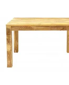 Jedálenské stoly Jedálenský stôl Manu 120x90 indický masív mango