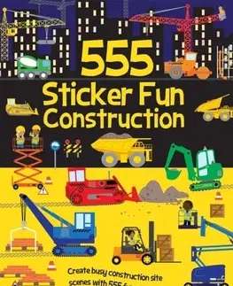 Nalepovačky, vystrihovačky, skladačky 555 Sticker Fun Construction - Oakley Graham