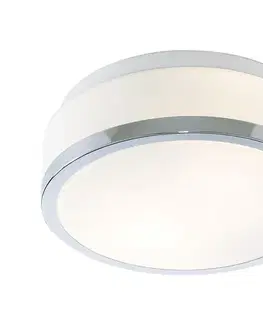 Svietidlá Searchlight 7039-23CC - Kúpeľňové stropné svietidlo DISC 2xE27/60W/230V IP44 7039-23CC