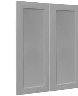 Kuchynské skrinky Čelo skrinky Luxeo F15-D80_D80Z rám grey