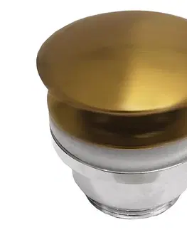 Svietidlá BATH DELUXE Umývadlová výpusť RODBY pr. 6,6 cm kartáčovaná mosadz 33-004-05-70-04