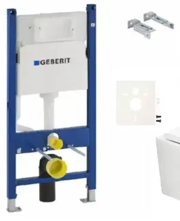 Záchody Závesný WC set Geberit do ľahkých stien / predstenová SAT BREVIS SIKOGESBRTORD01 SIKOGESBRTORD01