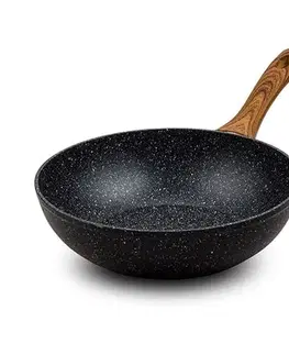 Panvice NAVA Panvica, WOK, 28cm, čierna, nepriľnavá Nature NAVA
