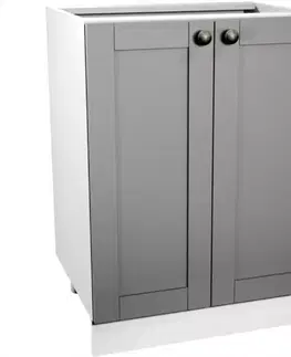 Kuchynské skrinky stojace Skrinka do kuchyne Linea D60 grey