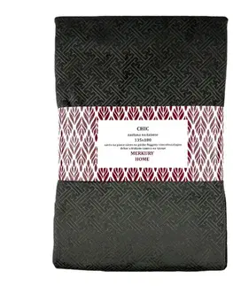 Závesy do spálne Záves Chic na páske135x180 tmavosivá Merkury Home