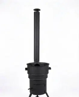 Outdoorové kotlíky Kinekus Kotlina oceľová, priemer 38cm, STRONG, hrúbka 1,5m g2