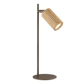 Lampy Brilliant - Stolová lampa LAKEWOOD 1xGU10/10W/230V hnedá 60385/20