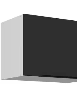 Kuchynské skrinky visiace Kuchynská skrinka Aria-Bl/Wh Anti Fingerprint 50gu-36 1f