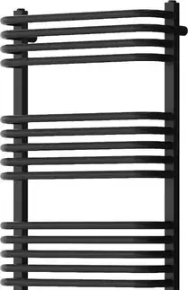 Radiátory do kúpeľne MEXEN/S - Apollo radiátor + vykurovacia tyč 1210 x 550 mm, 600 W, čierna W117-1210-550-2600-70