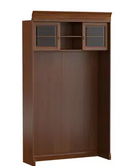 TV stolíky TARANKO Barcelona BA-P1 rustikálny panel k tv stolíku s osvetlením nový orech