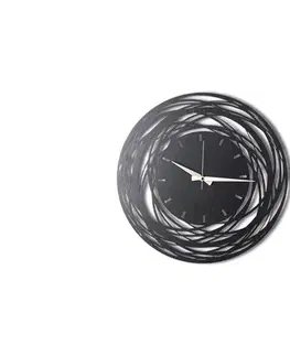 Predlžovacie káble  Nástenné hodiny 70 cm 1xAA čierna/zlatá 805BSG1112
