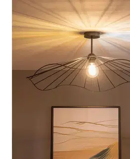 Svietidlá BRILAGI - LED prisadený luster CERIA WIRE 1xE27/60W/230V pr. 80 cm čierna BG3989+EG300157