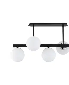 Svietidlá  Luster na tyči TUKANE 5xE14/10W/230V čierna 63260