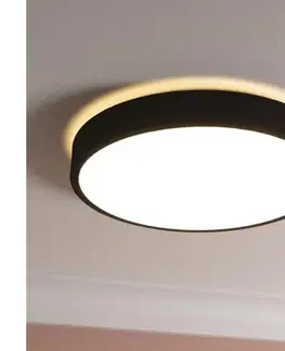 Svietidlá Brilliant -LED Stmievateľné stropné svietidlo FILIZ LED/24W/230V pr. 38,5 cm čierna G80820/76