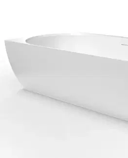 Vane Voľne stojaca vaňa SAT Nelly 175x82 cm liaty mramor ľavá NEL1700L NEL1700L