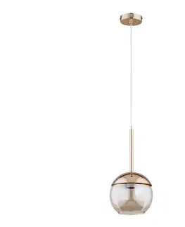 Svietidlá  Luster na lanku VOLDA 1xE27/60W/230V mosadz 60824