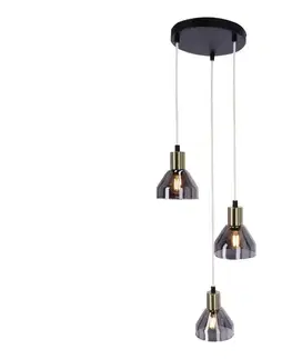 Svietidlá  Luster na lanku GREGORY 3xE14/40W/230V 33-78995