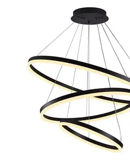 Svietidlá BRILAGI -LED Stmievateľný luster na lanku CIRCLE LED/125W/230V 3000-6500K čierna+DO BG-J4313/B