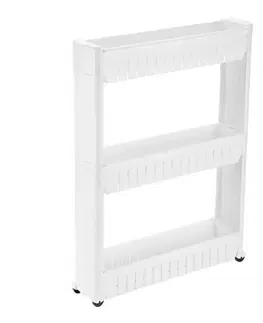 Úložné boxy 4Home Úzky odkladací regál na kolieskach Slim Jim