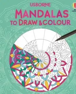 Nalepovačky, vystrihovačky, skladačky Mandalas to Draw and Colour - Abigail Wheatley