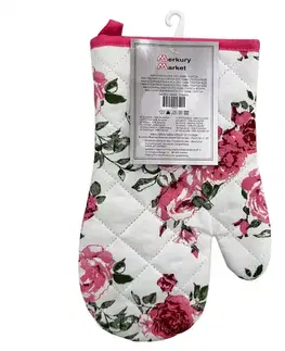 Bytový textil Kuchynská rukavica OTC-10686 17x27 cm ruža