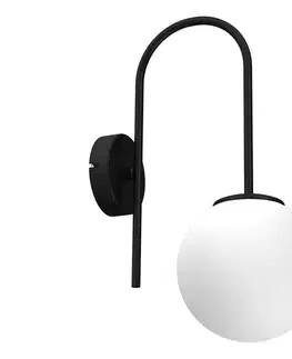 Svietidlá  Nástenná lampa CAMBRIDGE 1xE14/60W/230V čierna 3193