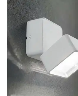 Svietidlá Ideal Lux - LED vonkajšie nástenné svietidlo OMEGA LED/7W/230V CRI 90 IP54 biela 285528