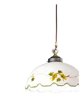Svietidlá Kolarz 731.32.112 - Závesný luster na lanku NONNA 1xE27/75W/230V pr. 36 cm vínová 731.32.112