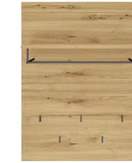 Predsieňové steny NABBI Flarken HP vešiakový panel dub artisan