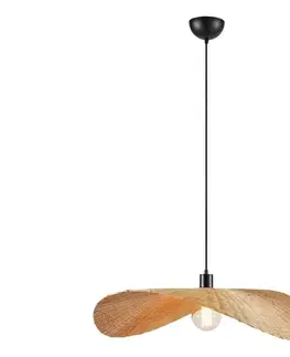Svietidlá Markslöjd 108677 - Luster na lanku RAYO 1xE27/40W/230V béžová/bambus 108677