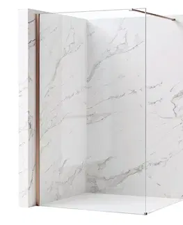 Sprchové dvere REA/S - Sprchová zástena Flexi Transparent / Brush Copper 110 KPL-K99364