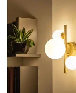 Svietidlá BRILAGI - LED Nástenné svietidlo MILLA 3xG9/3W/230V zlatá/biela 4010-3GW