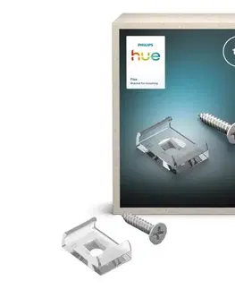 LED osvetlenie Philips - Montážný držiak pre LED pás FLUX 10 ks 872110304403700