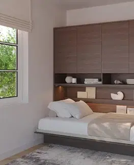 Postele Dig-net nábytok Sklápacia posteľ Lenart BED CONCEPT BC-06 dub dunin | 90 x 200 cm
