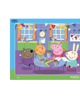 Do 49 dielikov Dino Toys Puzzle Peppa Pig v škôlke 40 Dino