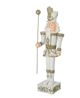 Vianočné dekorácie Figúrka Luskáčika 55 cm white