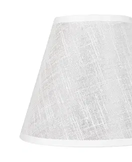 Lampy  Náhradné tienidlo ANTONIO E14 140x160 mm biela ABAŻUR ANTONIO 2 BIAŁY