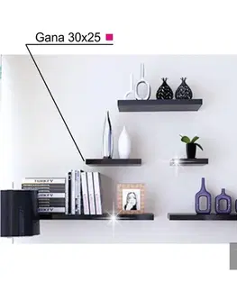 Police a regály Nástenná polička GANA 30x25 Tempo Kondela