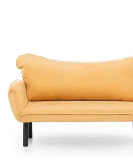 Pohovky a gauče Dvojmiestna rozkladacia pohovka Chatto - Mustard