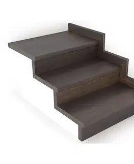 Schodové nášlapy Schodový nášľap / profil TOPSTEP Flex Dub rustic 1200 × 340 × 11 mm