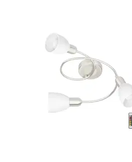 Svietidlá Eglo 75388 - LED RGBW Stmievateľný prisadený luster GRIMSEY-C 3xE14/4W/230V + DO 75388