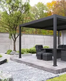 Bioklimatické pergoly Bioklimatická pergola 4x4 m BERMEO HomeGarden