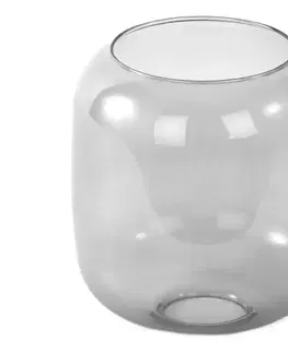 Lampy  Náhradné sklo k lustru E27, priemer 14 cm, dymovo šedé 7758