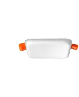 Svietidlá Panlux PN14300010 Podhľadové LED svietidlo Downlight Square 6 W, prírodná biela
